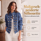 📢📢50%Rabatt!!!🎉✨Damen-Jeansjacke im Vintage-Stil mit symmetrischen Knöpfen