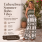📢📢50%Rabatt!!!🎉✨Boho-Jumpsuit mit Print und Smokbesatz für Damen