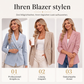 📢🎉50%Rabatt!!!🛍️✨Zweireihiger Freizeitblazer für Damen