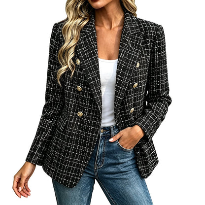 📢🎉50%Rabatt!!!🛍️✨Zweireihiger Freizeitblazer für Damen