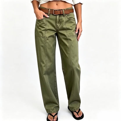 📢🎉50%Rabatt!!!🛍️✨Damen Casual Straight-Leg-Jeans