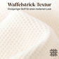 📢📢50%Rabatt!!!🎉⭐ Top-bewertet – V-Ausschnitt-Bluse mit Waffeltextur