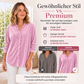 📢📢50%Rabatt!!!🎉✨Damen-Bluse in Unifarbe mit Rüschenkragen