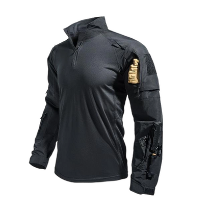 💎50% RABATT! 💎 Langlebiges Outdoor-Trainingsshirt mit mehreren Taschen – Atmungsaktiv, Robust & Taktisch Bereit 🌲💪