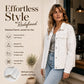 📢🎉50%Rabatt!!!🛍️✨Übergroße gewaschene Denimjacke für Damen