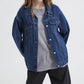 📢🎉50%Rabatt!!!🛍️✨Übergroße gewaschene Denimjacke für Damen