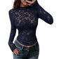 📢🎉50%Rabatt!!!🛍️✨Elegante Langarm-Spitzenshirts für Damen