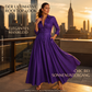 📢📢50%Rabatt!!!🎉✨Maxikleid mit Revers und Knopfleiste für Damen