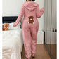 🐻 50% Rabatt | Kuschelige Wärme & süßer Komfort – Bären-Kapuzen-Overall