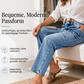 📢🎉50%Rabatt!!!🛍️✨Hochtaillierte, elastische Jeans mit geradem Bein für Damen