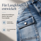 📢🎉50%Rabatt!!!🛍️✨Hochtaillierte, elastische Jeans mit geradem Bein für Damen