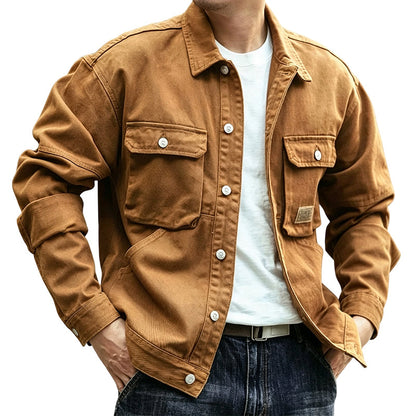 📢🎉50%Rabatt!!!🛍️✨Klassische locker sitzende Cargojacke für Herren