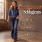 📢📢50%Rabatt!!!🎉✨Boho-bedruckte Retro-Schlagjeans für Damen