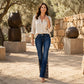 📢📢50%Rabatt!!!🎉✨Boho-bedruckte Retro-Schlagjeans für Damen
