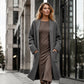 📢🎉50%Rabatt!!!🛍️✨Lange Strickjacke für Damen mit offenem Vorderteil