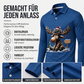 📢📢50%Rabatt!!!🎉✨Herren Langarm-Poloshirt mit Elchdruck