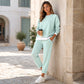 📢🎉50%Rabatt!!!🛍️✨Damen-Set im Fake-Two-Piece-Design aus Sweatshirt und Hose