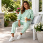 📢🎉50%Rabatt!!!🛍️✨Damen-Set im Fake-Two-Piece-Design aus Sweatshirt und Hose