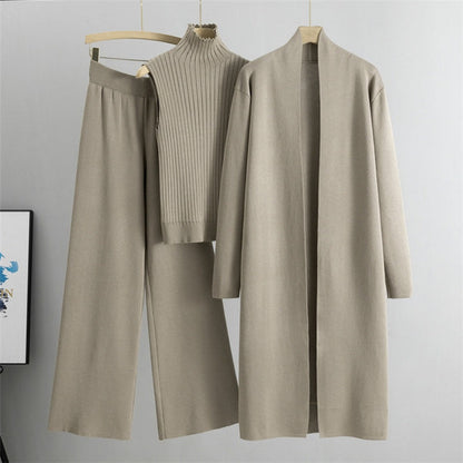 💞 Über 100.000 verkauft – der beliebteste Hit – jetzt zum halben Preis Herbst Ärmellose Weste ＆ Cardigan ＆ Hose 3-teiliges Set