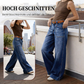 📢🎉50%Rabatt!!!🛍️✨Damen High-Waist Weite Jeans