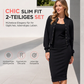 📢🎉50%Rabatt!!!🛍️✨Elegantes Trägerkleid mit kurzer Jacke für Damen, 2-teiliges Set