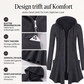 📢🎉50%Rabatt!!!🛍️✨Damen Kapuzenjacke mit Reißverschluss, mittellang