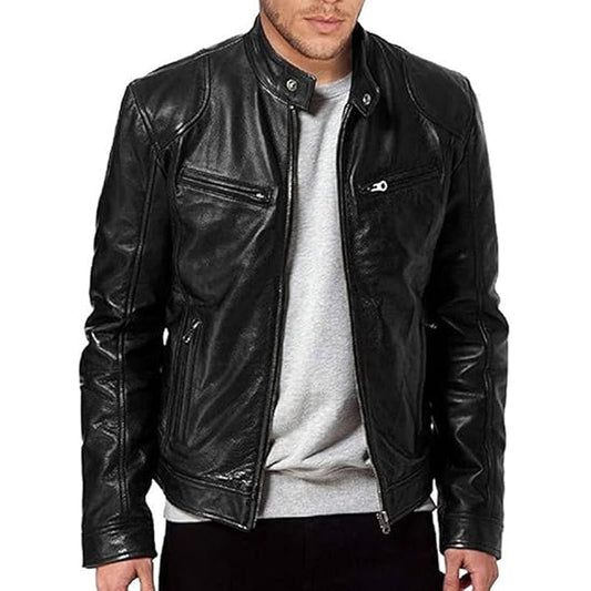 📢🎉50%Rabatt!!!🛍️✨Modische Jacke mit Reißverschluss und Stehkragen für Herren