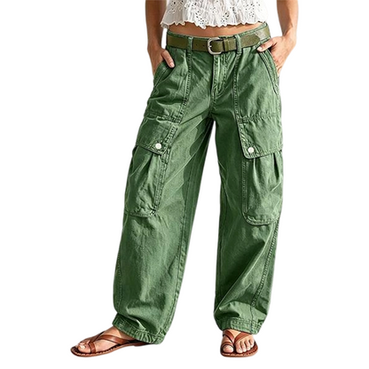 📢🎉50%Rabatt!!!🛍️✨Lockere, dehnbare Cargohosen für Damen