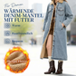 📢🎉50%Rabatt!!!🛍️✨Langer, warmer gefütterter Jeansmantel für Damen