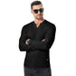 📢📢50%Rabatt!!!🎉✨Ripp-Langarmshirt mit V-Ausschnitt für Fitness, Training & Sport