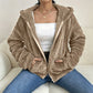 📢📢50%Rabatt!!!🎉✨Damen Kapuzenjacke aus kuscheligem, flauschigem Material