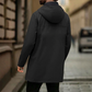 📢🎉50%Rabatt!!!🛍️✨Herren-Windbreaker-Trenchcoat mit Kapuze, mittlere Länge