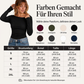 📢📢50% Rabatt!!! 🎉✨ Elegantes geripptes Strickoberteil mit U-Boot-Ausschnitt für Damen