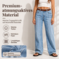 📢🎉50%Rabatt!!!🛍️✨Damen-Stretch-Weitbeinjeans mit roher Kante