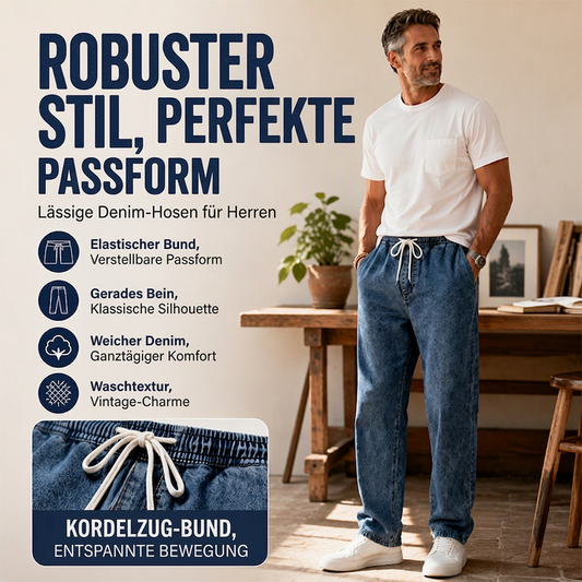 📢📢50%Rabatt!!!🎉✨Lockere gerade Jeans für Herren