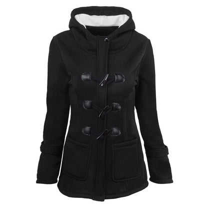 📢🎉50%Rabatt!!!🛍️✨Damen Kapuzenjacke, mittlerer Länge, verdickt