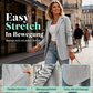 📢🎉50%Rabatt!!!🛍️✨Damen-Blazer mit Zopfmuster und Seitenstreifen