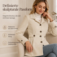 📢🎉50%Rabatt!!!🛍️✨Elegante taillierte Damen-Mantel mit Knopfleiste