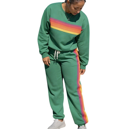 📢🎉50%Rabatt!!!🛍️✨Zweiteiliges Set aus lässigem Sweatshirt und Jogginghose für Damen