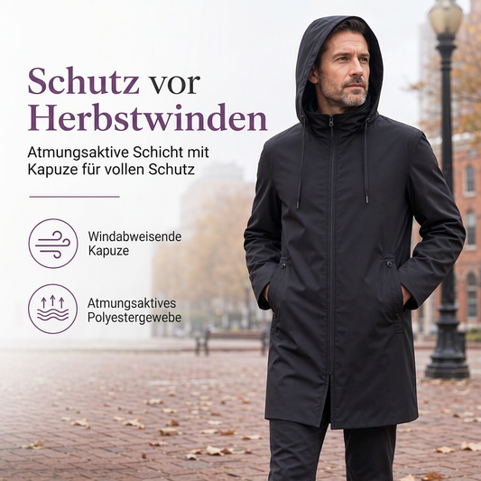 📢🎉50%Rabatt!!!🛍️✨Schlanke taillierte Windjacke mit Kapuze für Herren