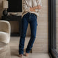 📢🎉50%Rabatt!!!🛍️✨Damen Retro Bootcut Jeans mit hohem Stretchanteil