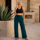 📢📢50% Rabatt!!! 🎉✨ Damen High-Waist Cargo-Flare-Hose mit Kordelzug
