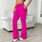📢📢50% Rabatt!!! 🎉✨ Damen High-Waist Cargo-Flare-Hose mit Kordelzug