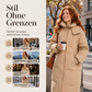 📢📢50% Rabatt!!! 🎉✨ Warme, lockere Damen-Winterjacke mit Kapuze