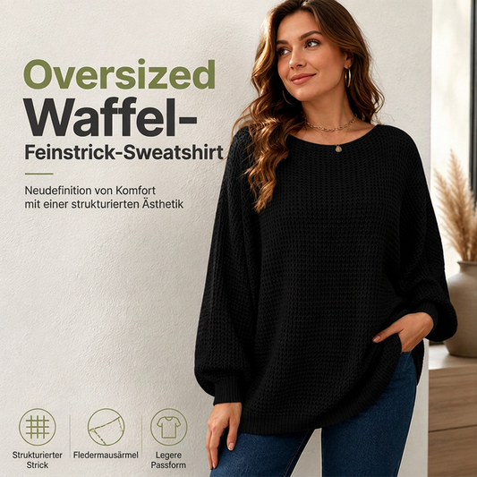 📢🎉50%Rabatt!!!🛍️✨Locker gestrickter Damenpullover mit Fledermausärmeln