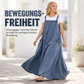 📢🎉50%Rabatt!!!🛍️✨Übergroßes lässiges Jeans-Maxikleid mit Trägern für Damen
