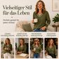 📢📢50%Rabatt!!!🎉✨Elegantes Strickoberteil mit kontrastierendem V-Ausschnitt für Damen