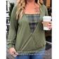 📢🎉50%Rabatt!!!🛍️✨Kariertes Strickoberteil für Damen im Layering-Look