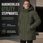 📢🎉50%Rabatt!!!🛍️✨Herren Freizeit Mittellange Gepolsterte Winter Verdickte Warme Oberbekleidung Mantel Übergröße