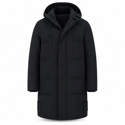 📢🎉50%Rabatt!!!🛍️✨Herren Freizeit Mittellange Gepolsterte Winter Verdickte Warme Oberbekleidung Mantel Übergröße